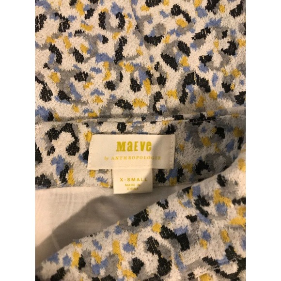 Anthropologie Maeve High Waist Leopard Print Jacquard Knit Pencil Skirt - XS NWT - Picture 6 of 12